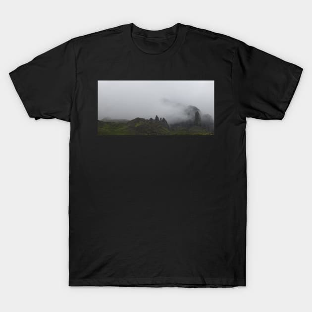 Flying Free Over The Old Man Of Storr, Skye, Scotland T-Shirt by MagsWilliamson